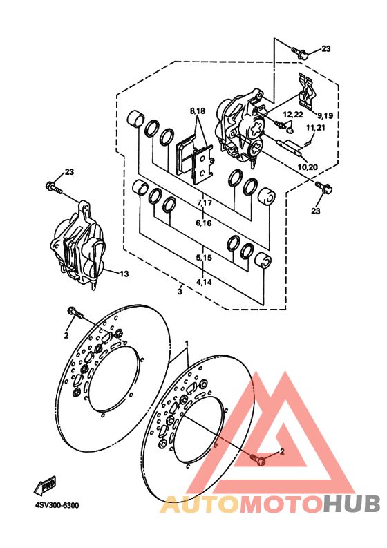 Передний суппорт