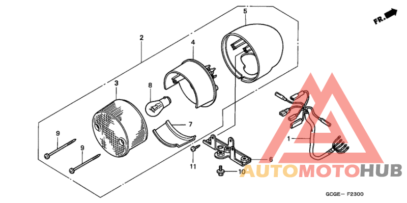 Taillight unit ass`y