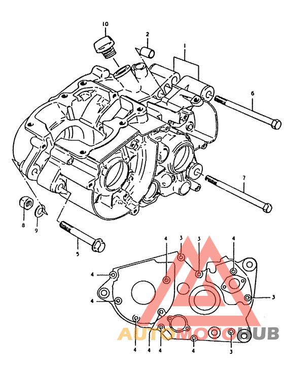 Картер двигателя