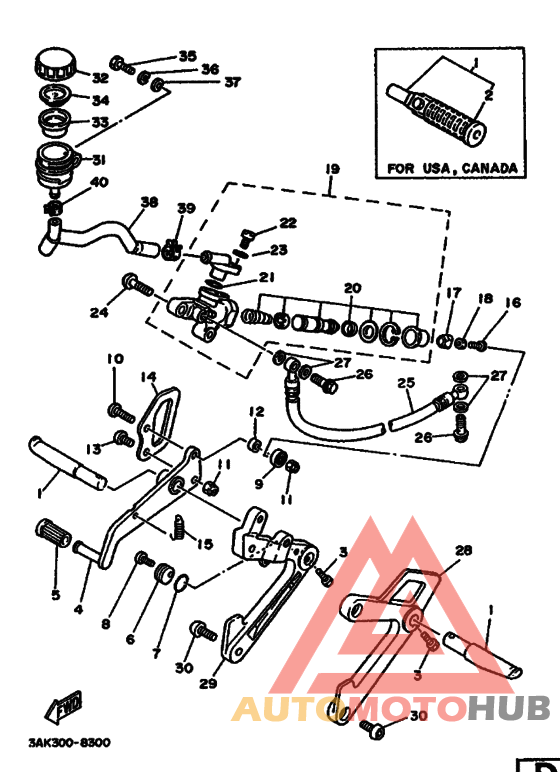 Support & repose pied