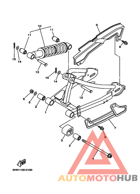 Rear arm. suspension