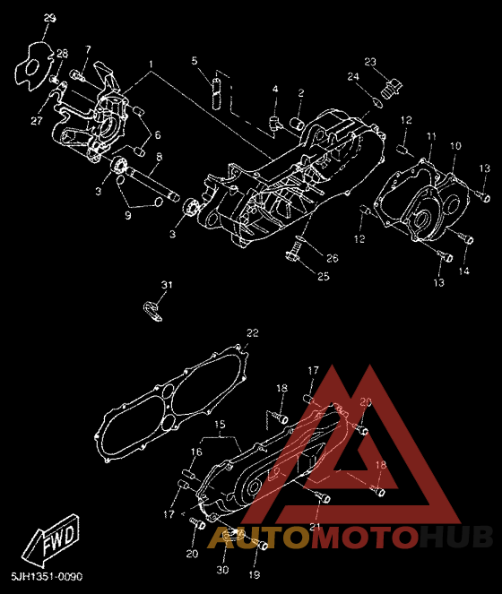 Картер двигателя
