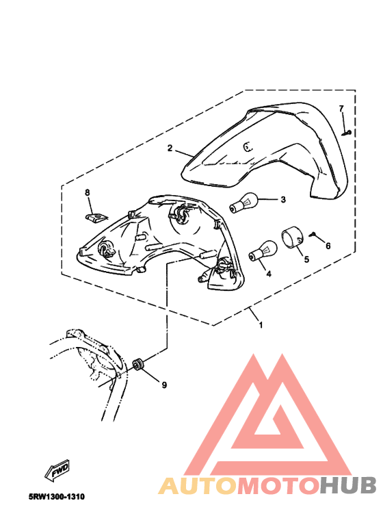 Taillight unit ass`y