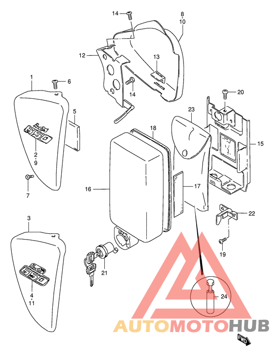 Обтекатель задний