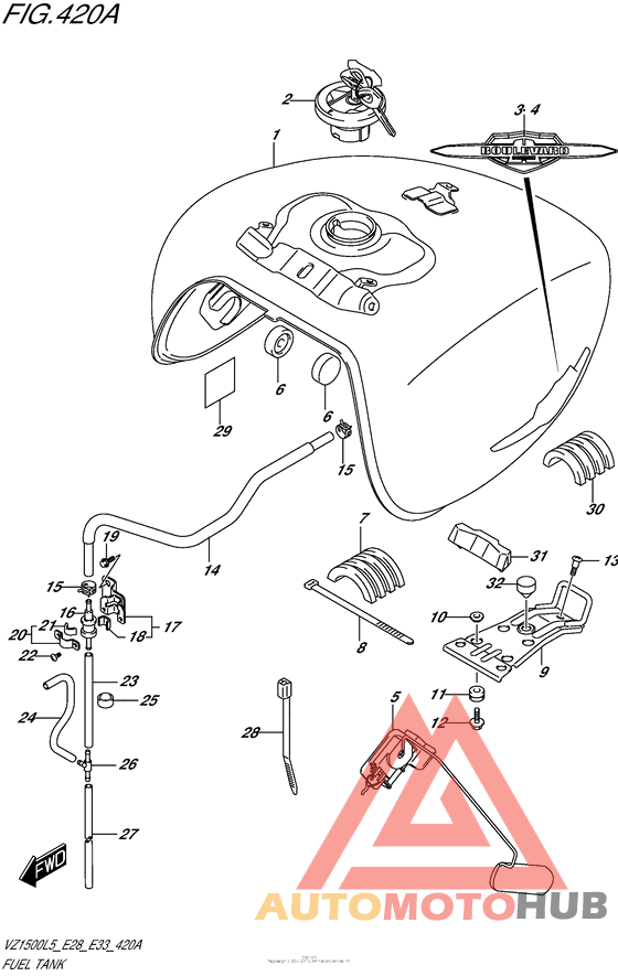 Fuel Tank (Vz1500L5 E28)