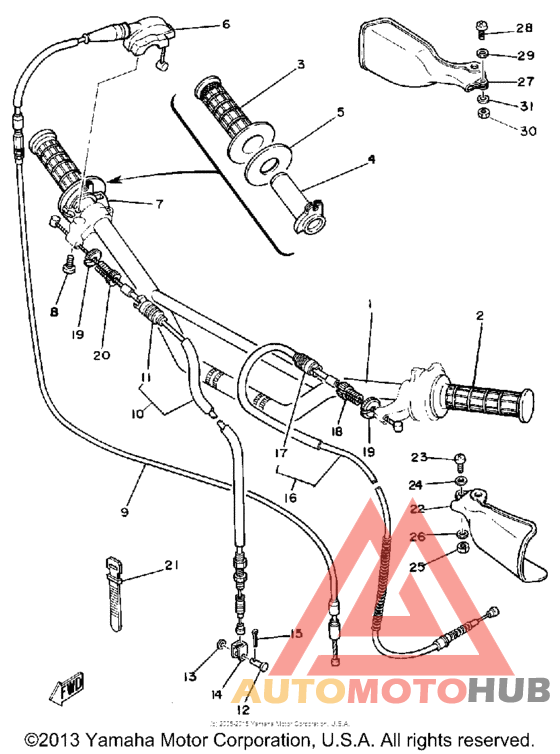 Руль -тросы