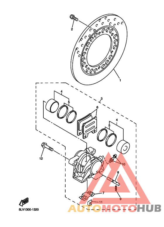 Задний суппорт