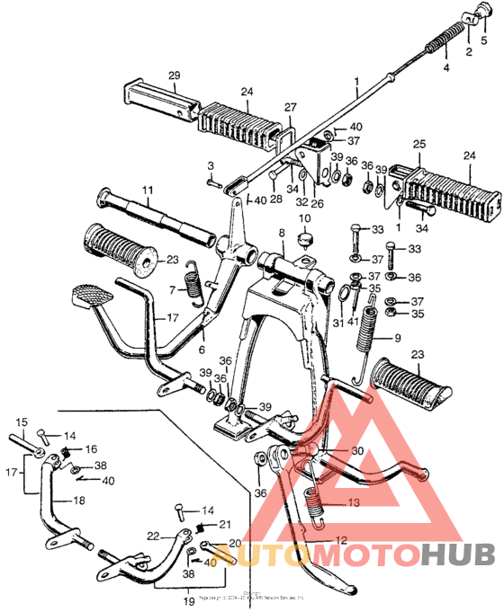 Pedals + stand + step