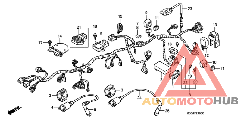 Wire harness/ ignition coil