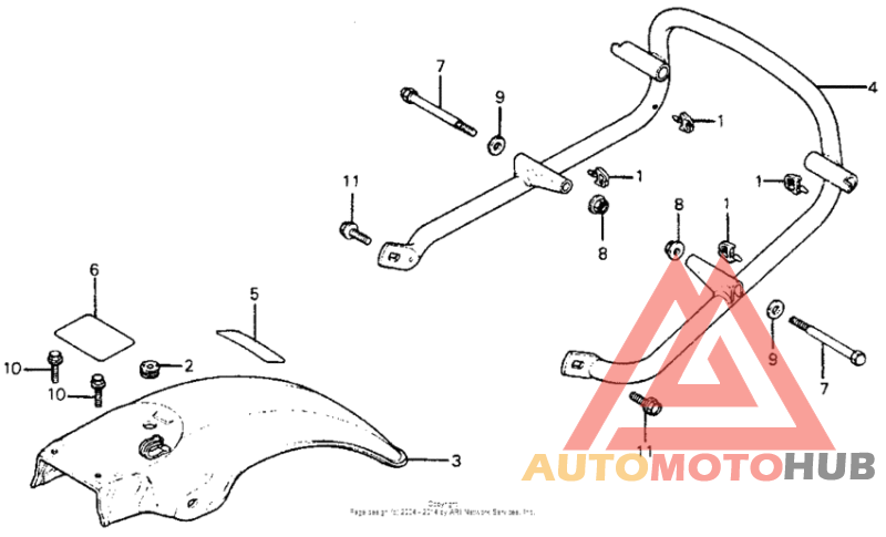 Задний бампер