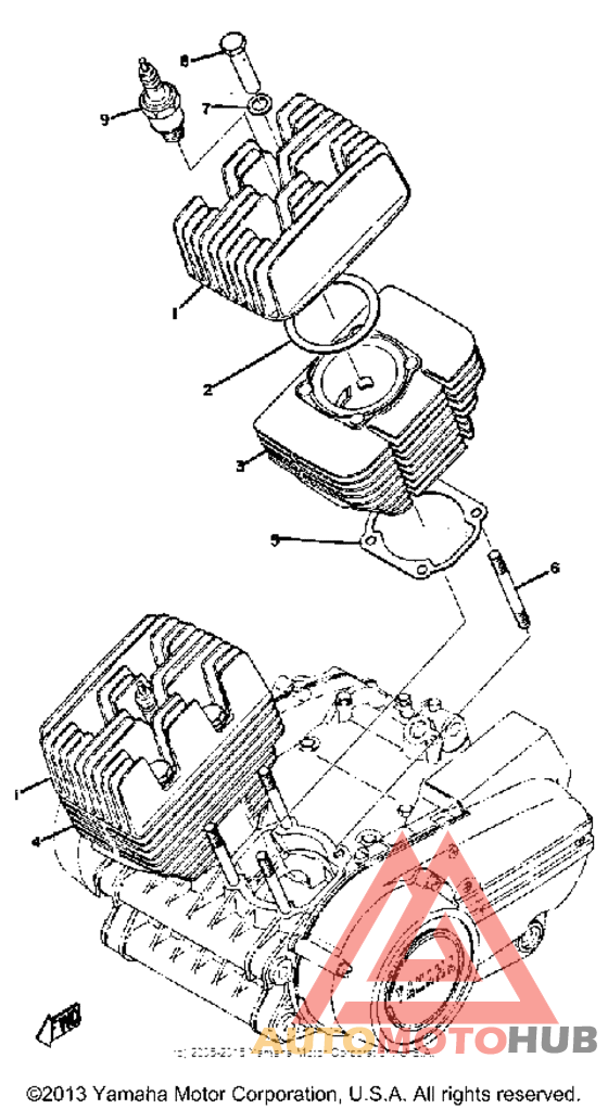 Cylinder head - cylinder