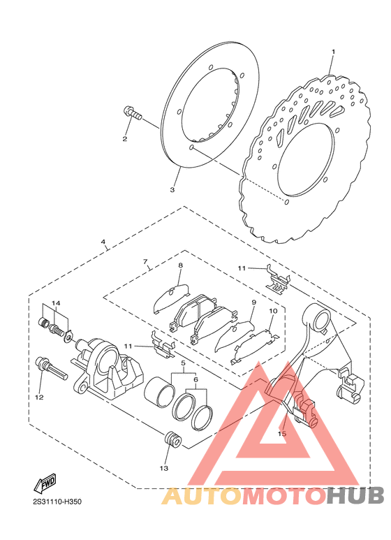 Задний тормоз
