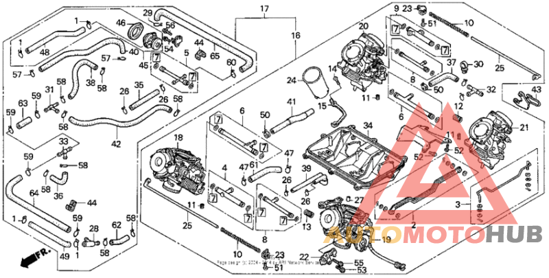 Carburetor assy. 90-93