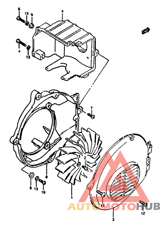 Вентилятор охлаждения