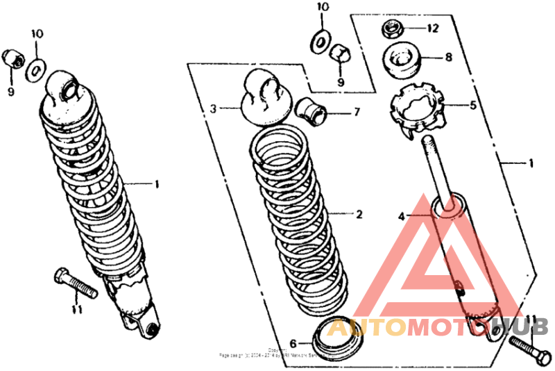 Rear shock absorber 79