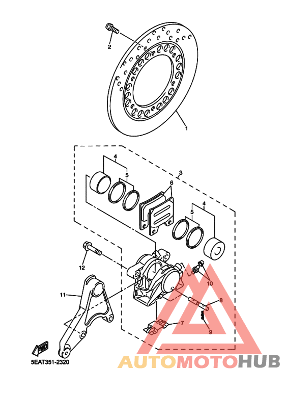 Задний суппорт