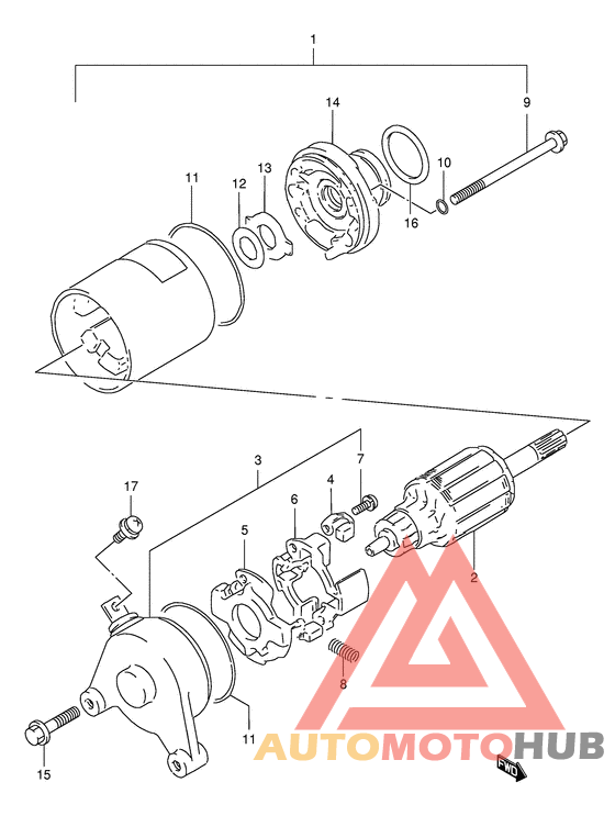 Стартерный мотор