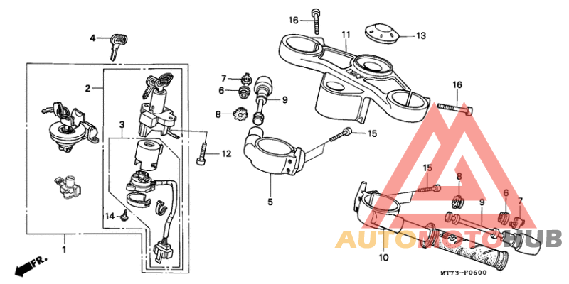 Handle pipe/top bridge