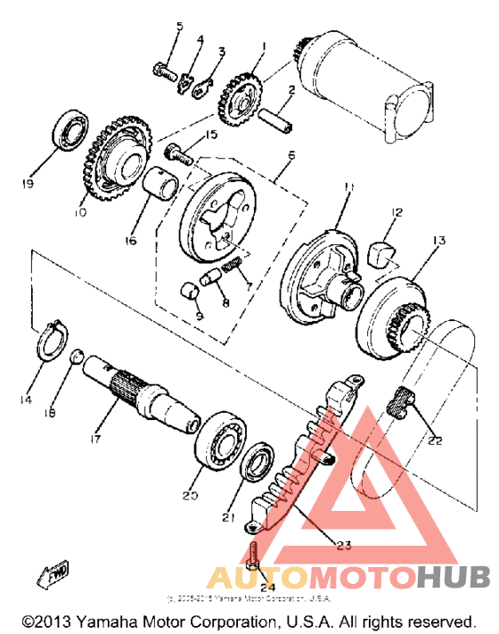 Муфта стартера