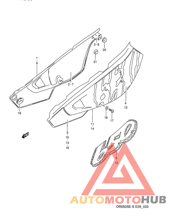 Обтекатель задний