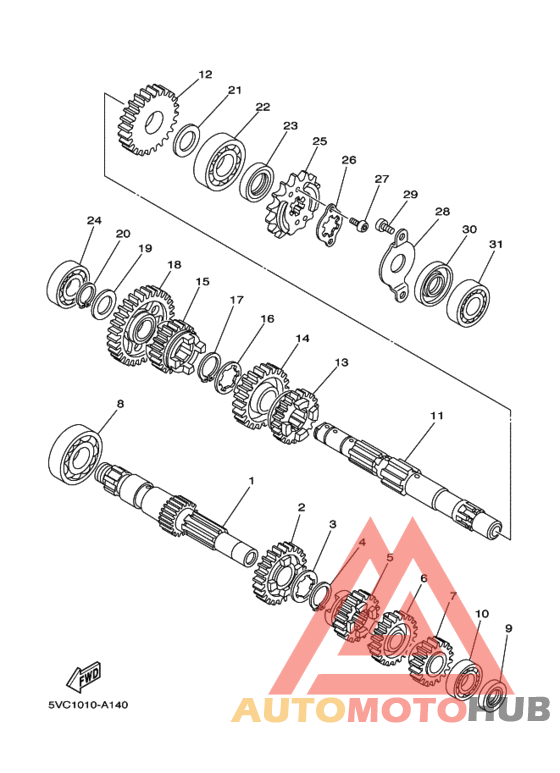 Мост ведущий комплект