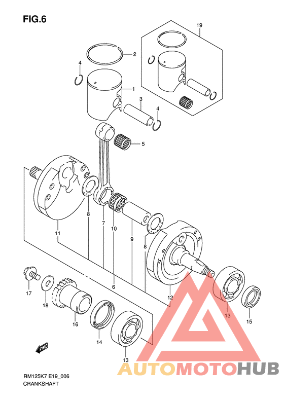 Вал коленчатый