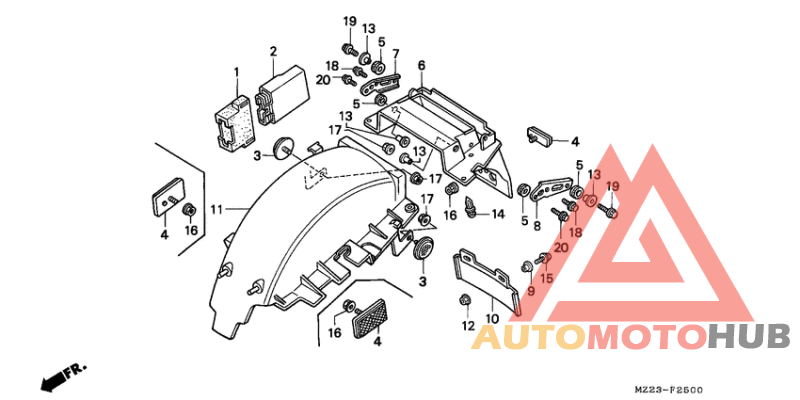 Заднее крыло