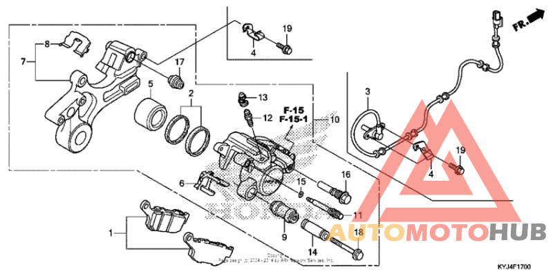 Задний суппорт