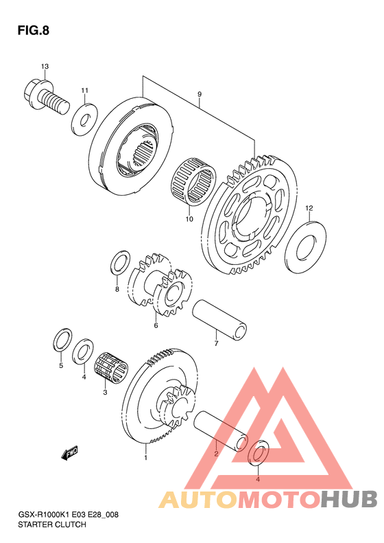 Муфта стартера
