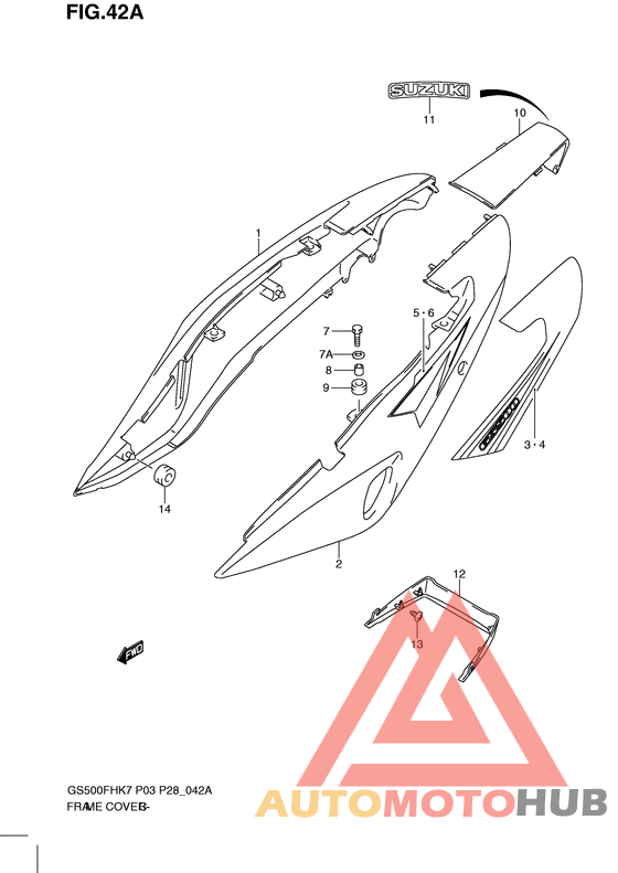 Обтекатель задний