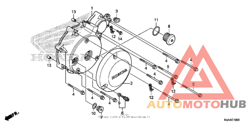 Left crankcase cover (1)