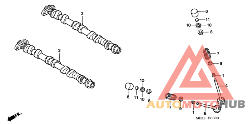 Распред вал/клапана