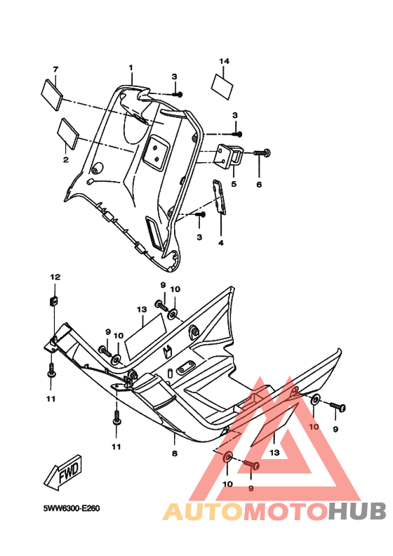 Щиток облицовочный