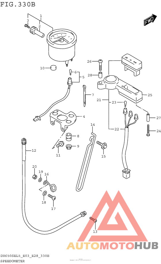Speedometer (Dr650Sel5 E28)