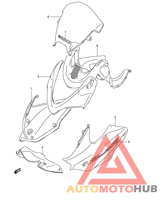 Cowling body