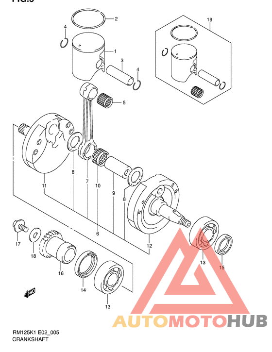 Вал коленчатый