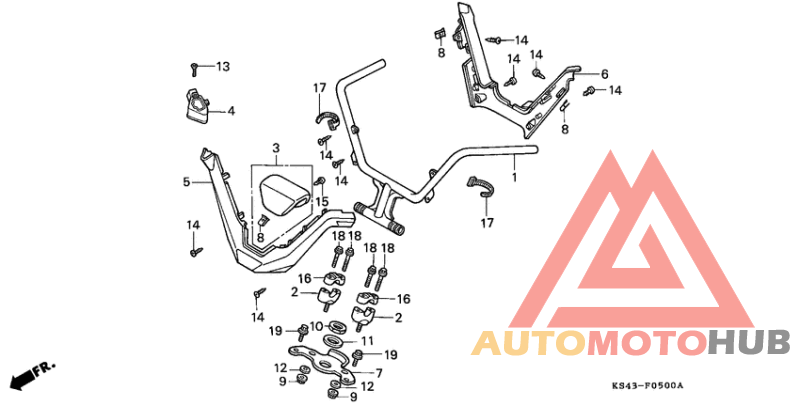 Handle pipe/top bridge