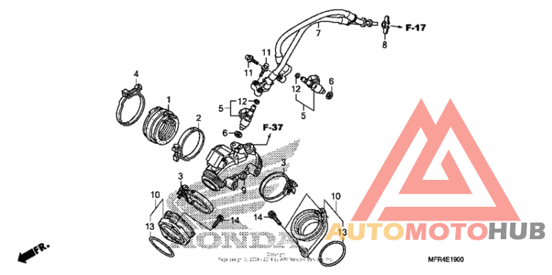 Intake manifold + injector
