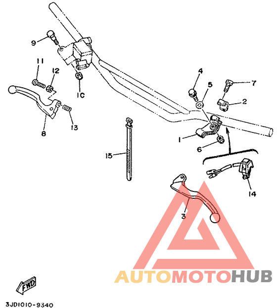 Handle switch. lever