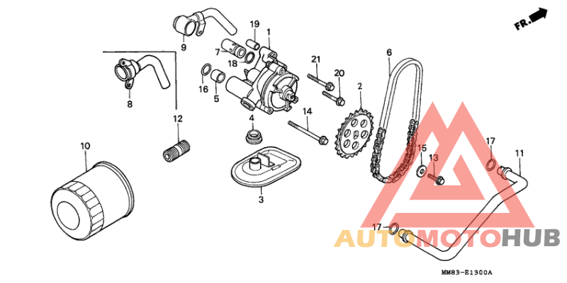 Oil filter/oil pump