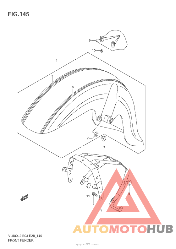 Front Fender (Vl800C  E03)