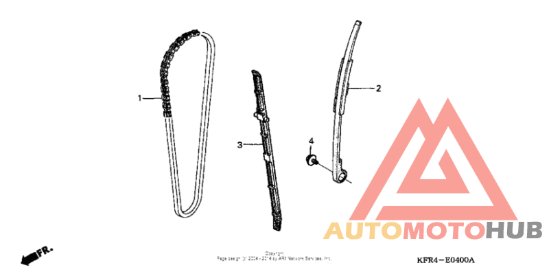 Cam chain + tensioner