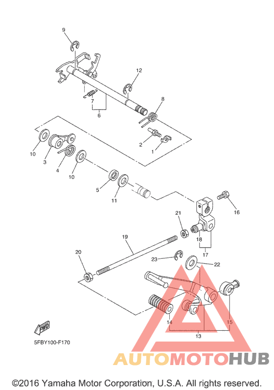 Вал переключения