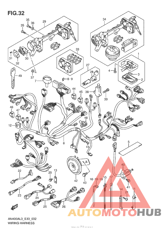 Wiring Harness (An400Zal3 E28)