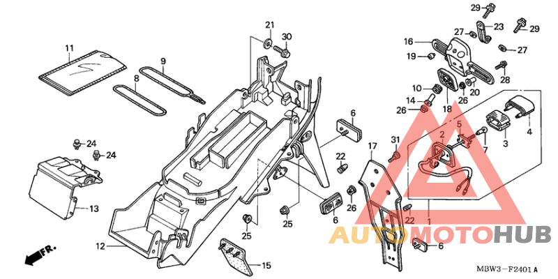 Заднее крыло