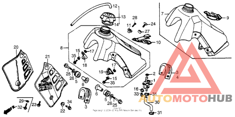 Fuel tank 85-89