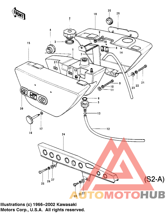 Side covers/oil tank/chain cover