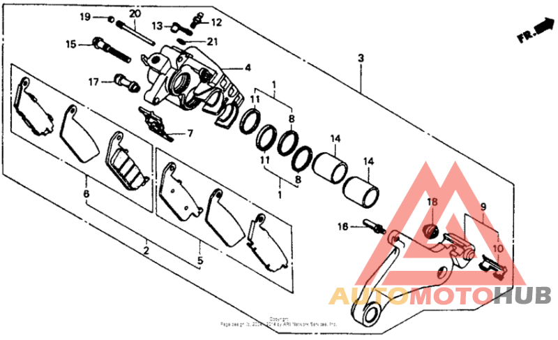 Задний суппорт