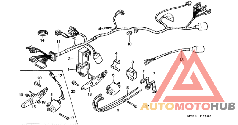 Wire harness/ ignition coil