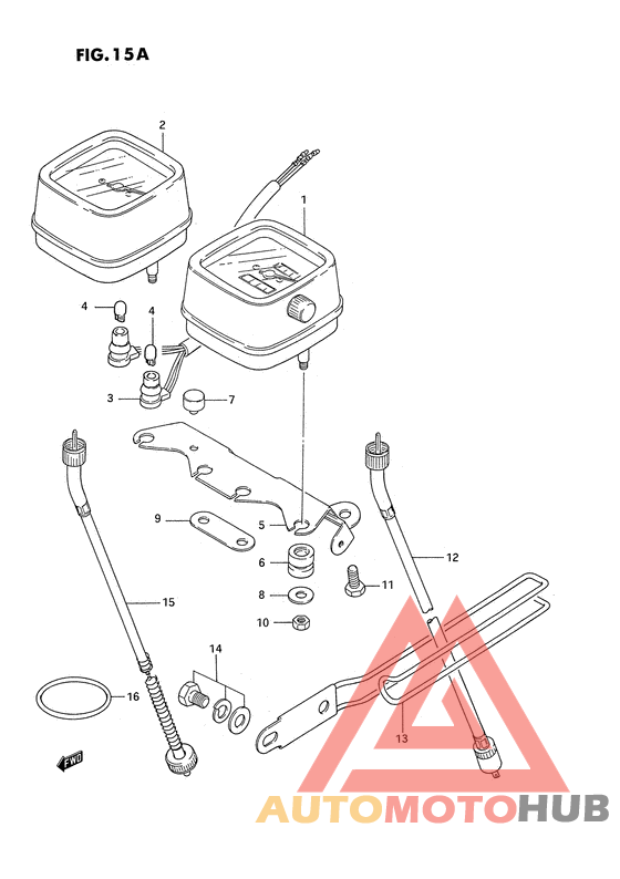 Спидометр-тахометр